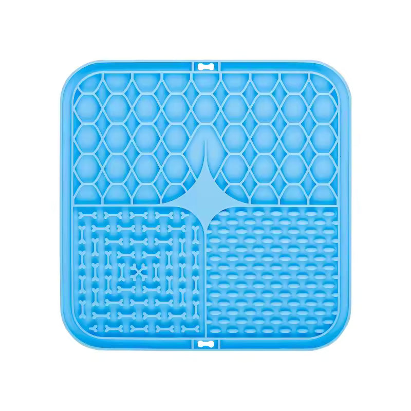 Silicone Licking Mat & Slow Feeder for Dogs – Training & Mealtime Fun