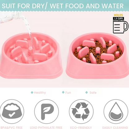 Dog Slow Feeder Pet Bowl ™