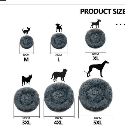 Calming Plush Donut Pet Bed™