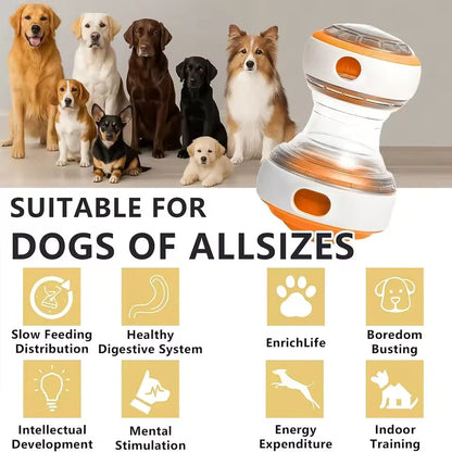 Interactive Dog Treat Dispenser Ball – Durable Puzzle Chew Toy